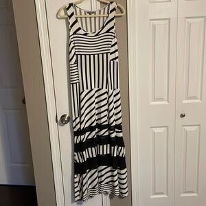 Peter Som striped maxi dress